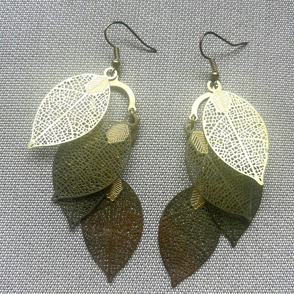 BUY 2 for $10 - Handmade chandelier earrings - excellent condition